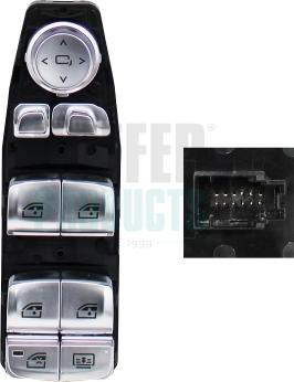 Hoffer 2106682 - Вимикач, стеклолод'емнік autocars.com.ua