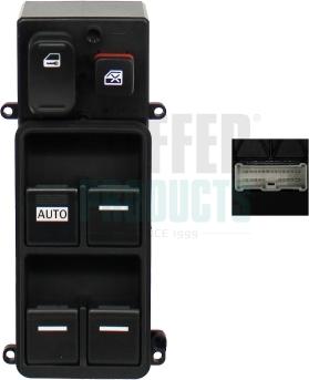 Hoffer 2106732 - Вимикач, стеклолод'емнік autocars.com.ua