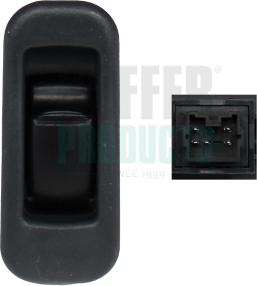 Hoffer 2106770 - Вимикач, стеклолод'емнік autocars.com.ua