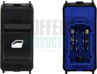 Hoffer 2106784 - Вимикач, стеклолод'емнік autocars.com.ua