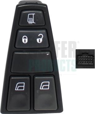 Hoffer 2106819 - Вимикач, стеклолод'емнік autocars.com.ua