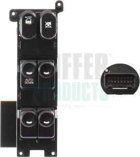 Hoffer 2106859 - Вимикач, стеклолод'емнік autocars.com.ua