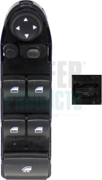 Hoffer 2106905 - Вимикач, стеклолод'емнік autocars.com.ua