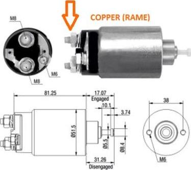 Hoffer 46007 - Тяговое реле, стартер avtokuzovplus.com.ua