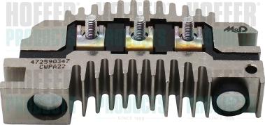 Hoffer 52356 - Випрямляч, генератор autocars.com.ua