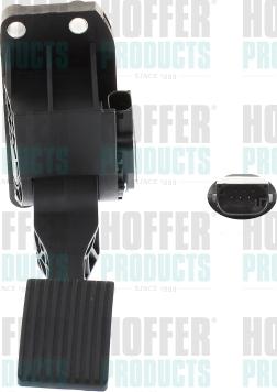 Hoffer 7513729 - Комплект педали управления подачей топлива autodnr.net