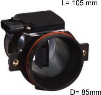 Hoffer 7516096E - Датчик потоку, маси повітря autocars.com.ua