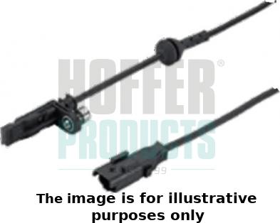 Hoffer 8290083E - Датчик ABS, частота вращения колеса autodnr.net