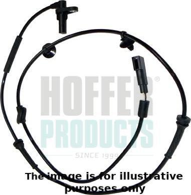 Hoffer 8290219E - Датчик ABS, частота обертання колеса autocars.com.ua