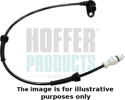 Hoffer 8290245E - Датчик ABS, частота обертання колеса autocars.com.ua