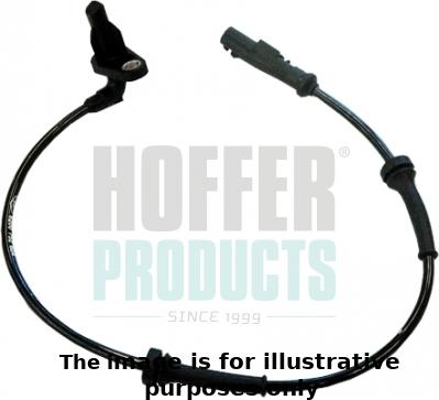 Hoffer 8290247E - Датчик ABS, частота обертання колеса autocars.com.ua