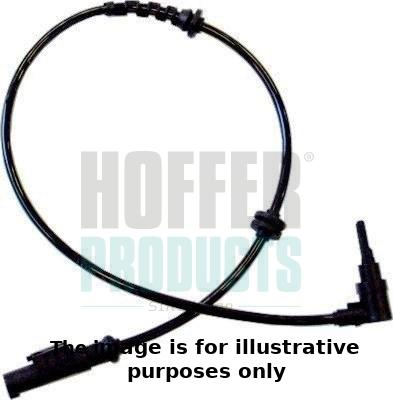 Hoffer 8290266E - Датчик ABS, частота обертання колеса autocars.com.ua