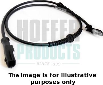 Hoffer 8290503E - Датчик ABS, частота вращения колеса autodnr.net
