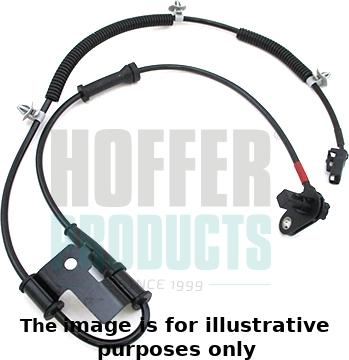 Hoffer 8290836E - Датчик ABS, частота обертання колеса autocars.com.ua