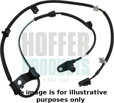 Hoffer 8290847E - Датчик ABS, частота обертання колеса autocars.com.ua