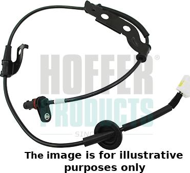 Hoffer 8290932E - Датчик ABS, частота обертання колеса autocars.com.ua