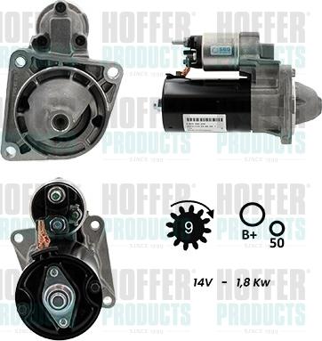 Hoffer H5010002G - Стартер avtokuzovplus.com.ua