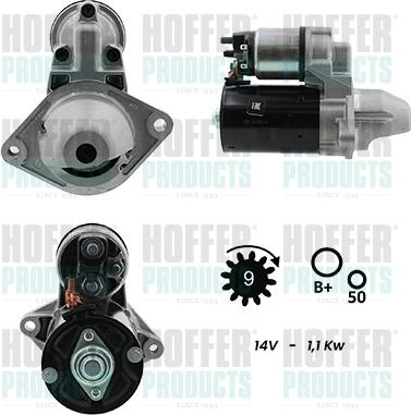 Hoffer H5010005G - Стартер autodnr.net