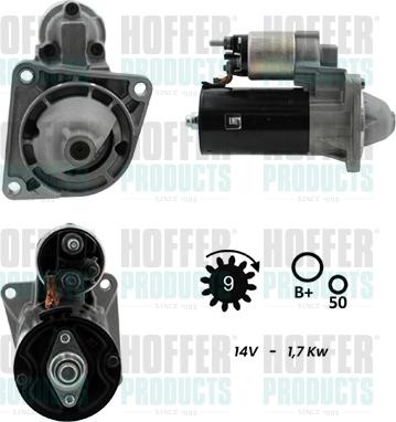 Hoffer H5010007G - Стартер autodnr.net