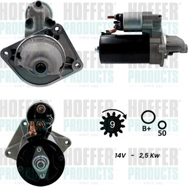 Hoffer H5010041G - Стартер autodnr.net