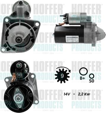 Hoffer H5010046G - Стартер autodnr.net