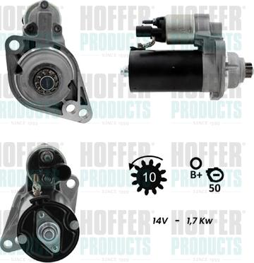 Hoffer H5010047G - Стартер autodnr.net