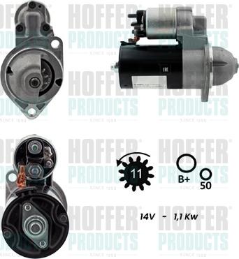 Hoffer H5010095G - Стартер autodnr.net