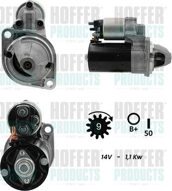 Hoffer H5010147G - Стартер autodnr.net