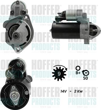 Hoffer H5010148G - Стартер autodnr.net