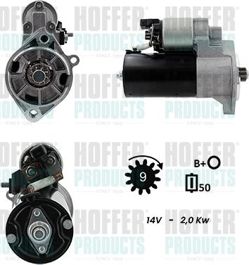 Hoffer H5010162G - Стартер autodnr.net