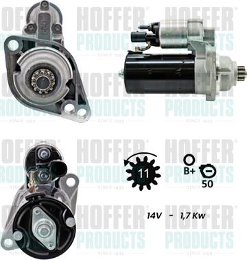 Hoffer H5010163G - Стартер autodnr.net