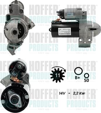 Hoffer H5010194G - Стартер autodnr.net