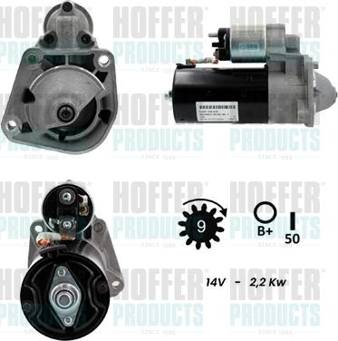 Hoffer H5010208G - Стартер autocars.com.ua