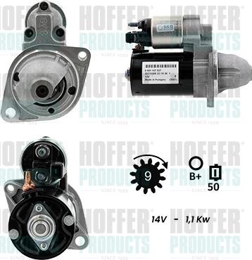 Hoffer H5010241G - Стартер autodnr.net