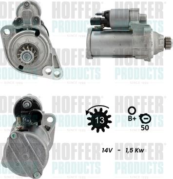 Hoffer H5010258G - Стартер autodnr.net