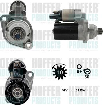 Hoffer H5010268G - Стартер autodnr.net