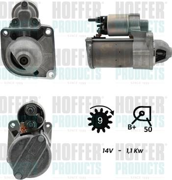 Hoffer H5010308G - Стартер autodnr.net