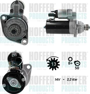 Hoffer H5010312G - Стартер autodnr.net