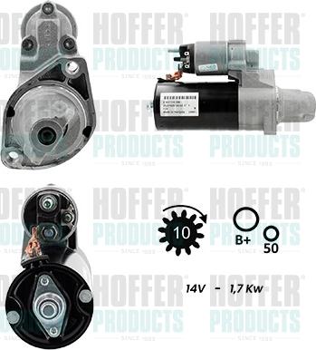 Hoffer H5010323G - Стартер autodnr.net