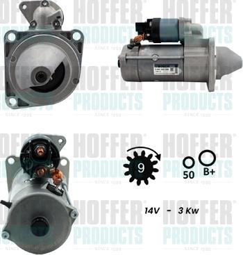 Hoffer H5010333G - Стартер autodnr.net