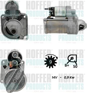 Hoffer H5010359G - Стартер autocars.com.ua