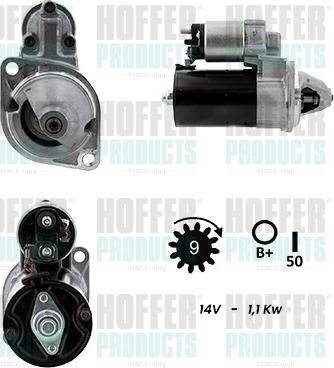 Hoffer H5010364G - Стартер autodnr.net