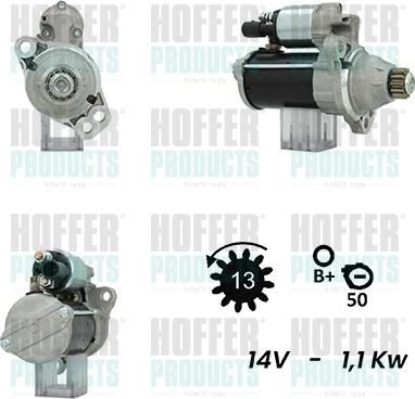 Hoffer H5010382G - Стартер autodnr.net