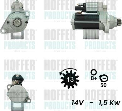 Hoffer H5010415G - Стартер autodnr.net