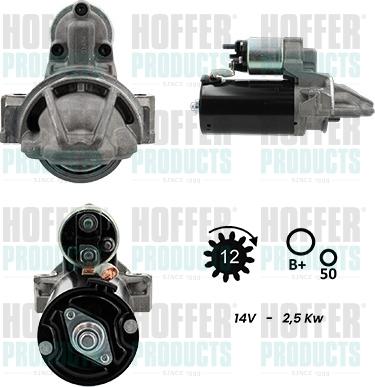 Hoffer H5010420G - Стартер autocars.com.ua