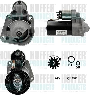 Hoffer H5010427G - Стартер autodnr.net