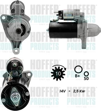 Hoffer H5010428G - Стартер avtokuzovplus.com.ua