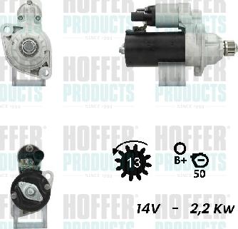 Hoffer H5010442G - Стартер avtokuzovplus.com.ua