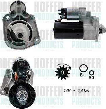 Hoffer H5010458G - Стартер avtokuzovplus.com.ua