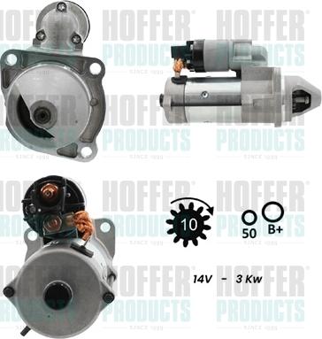 Hoffer H5010507G - Стартер autodnr.net